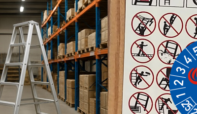 Leiternüberprüfung und Prüfplaketten