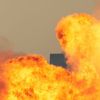 Staubexplosion mit Flamme