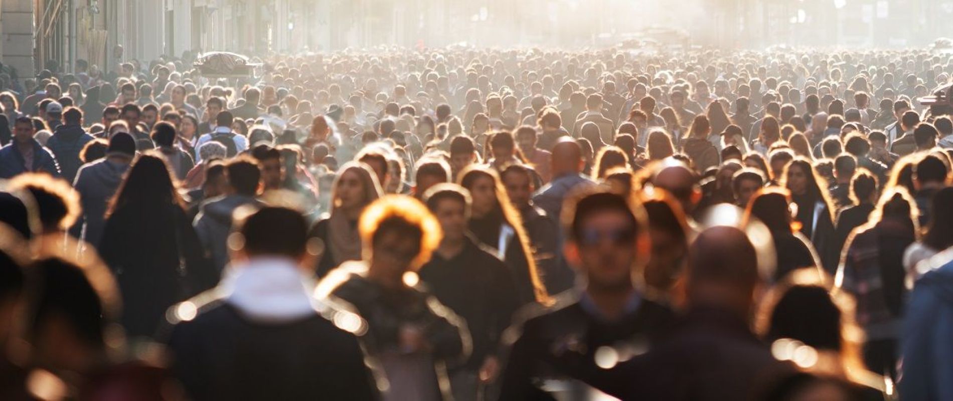 Eine Menschenmenge